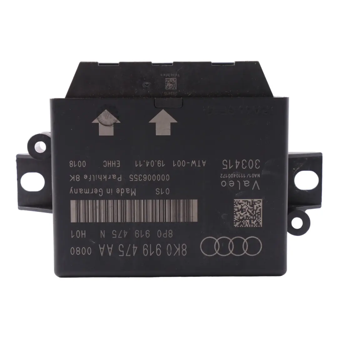 Audi A4 B8 PDC Assistance Parking Distance Control Module Unit ECU - SKU 8K0919475AA - Part number 8K0919475AA