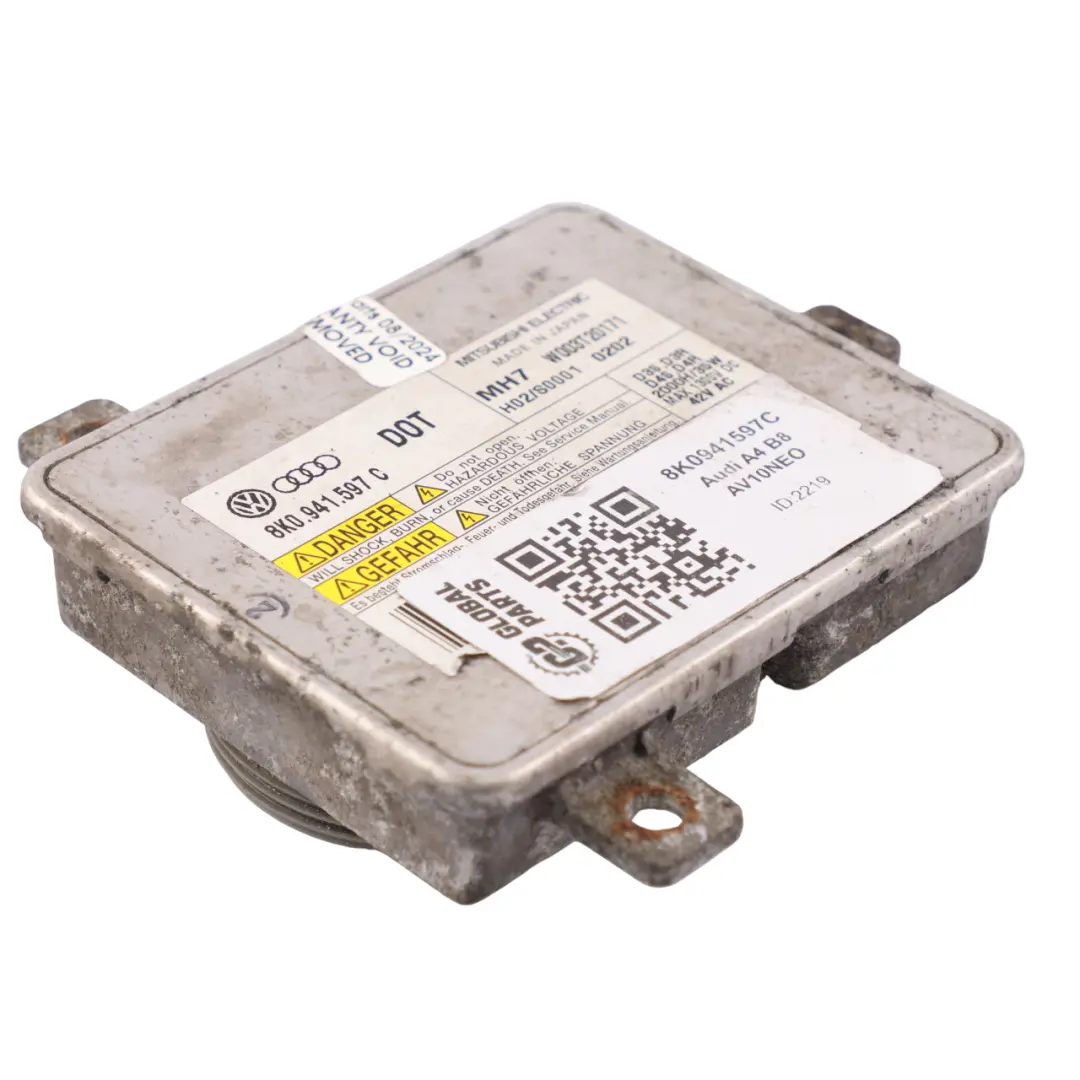 Unité De Commande De Ballast De Phare Au Xénon pour Audi A4 B8 à propos du numéro de pièce 8K0941597C Audi A4 B8 Unité De Commande De Ballast De Phare Au Xénon - SKU 8K0941597C - Numéro de pièce 8K0941597C