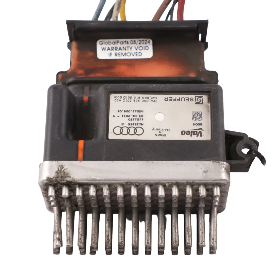 Audi A4 B8 Kühlerlüfterrelais Heizkörper elektrisches Steuergerät - SKU 8K0959501G - Teilenummer 8K0959501G