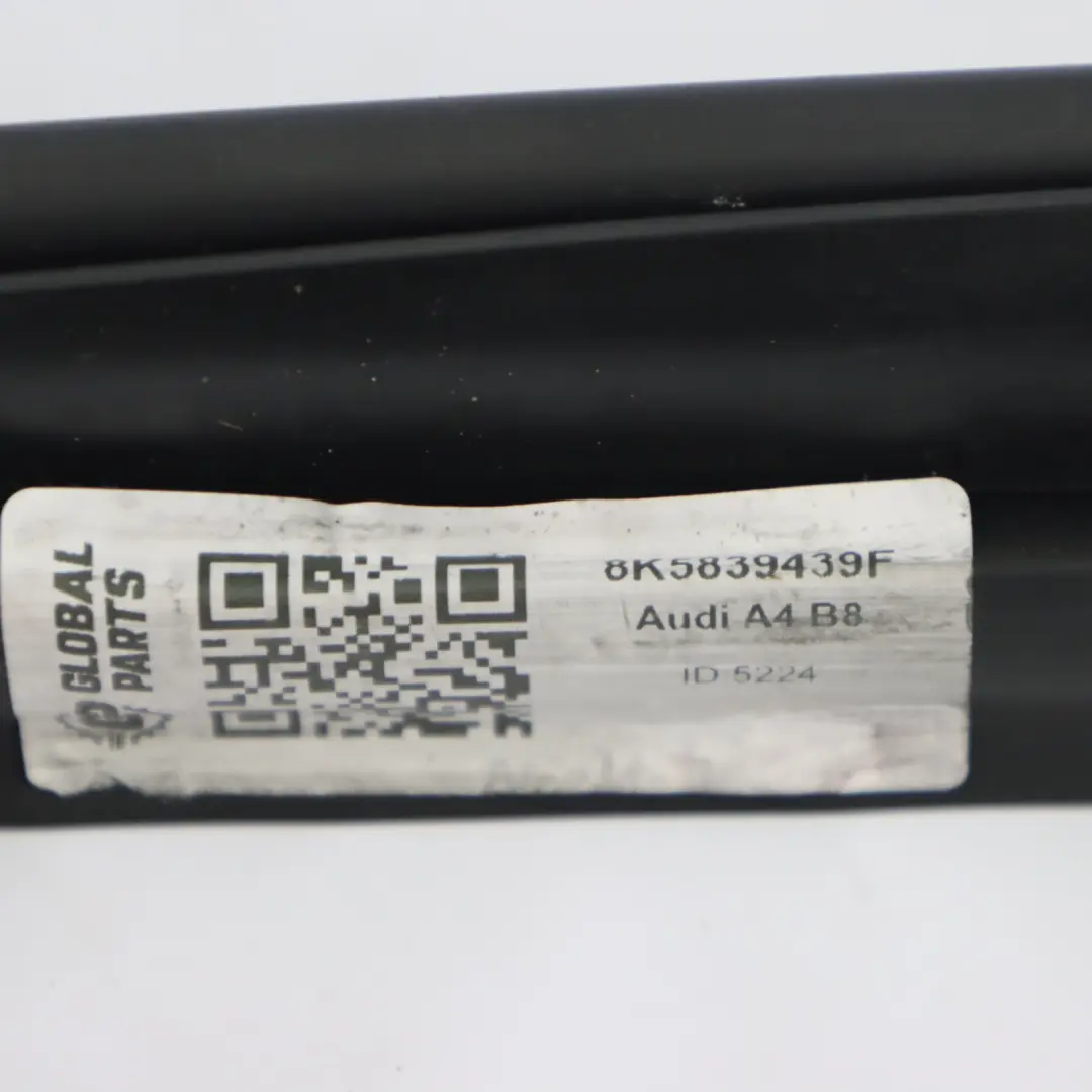 Audi A4 B8 Window Seal Door Rear Left N/S Weatherstrip Gasket Rubber - SKU 8K5839439F - Part number 8K5839439F