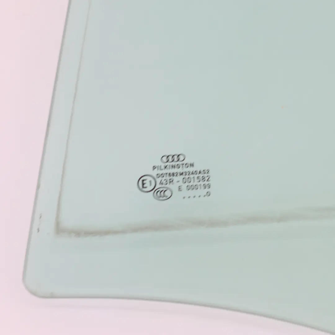 Audi A4 B8 Cristal Puerta Trasera Izquierda Acristalamiento AS2 - SKU 8K5845205E - Número de pieza 8K5845205E