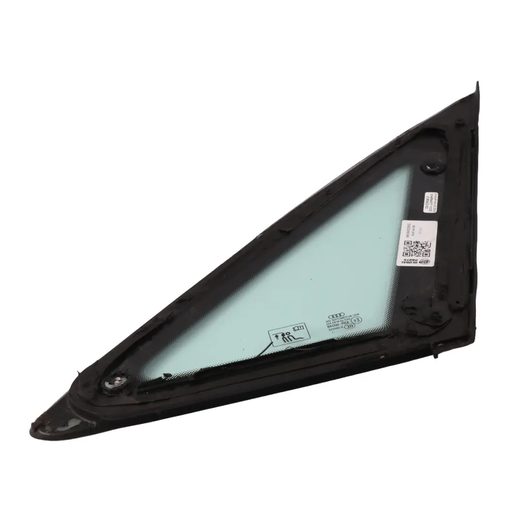 Audi A4 B8 Rear Quarter Window Triangle Glass Left N/S Side Glass AS2 - SKU 8K5845299G - Part number 8K5845299G