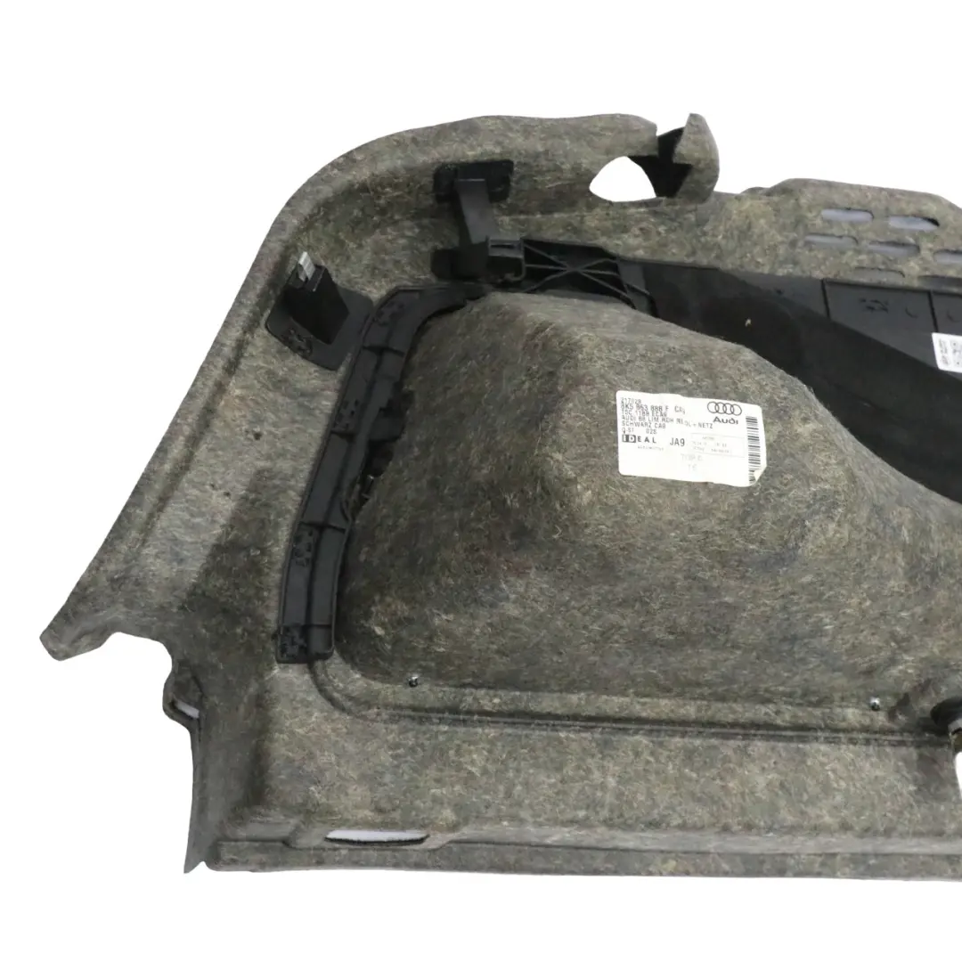 Rivestimento del bagagliaio posteriore destro per Audi A4 B8 Sedan con numero di parte 8K5863888F Audi A4 B8 Sedan Rivestimento del bagagliaio posteriore destro - SKU 8K5863888F - Numero di parte 8K5863888F
