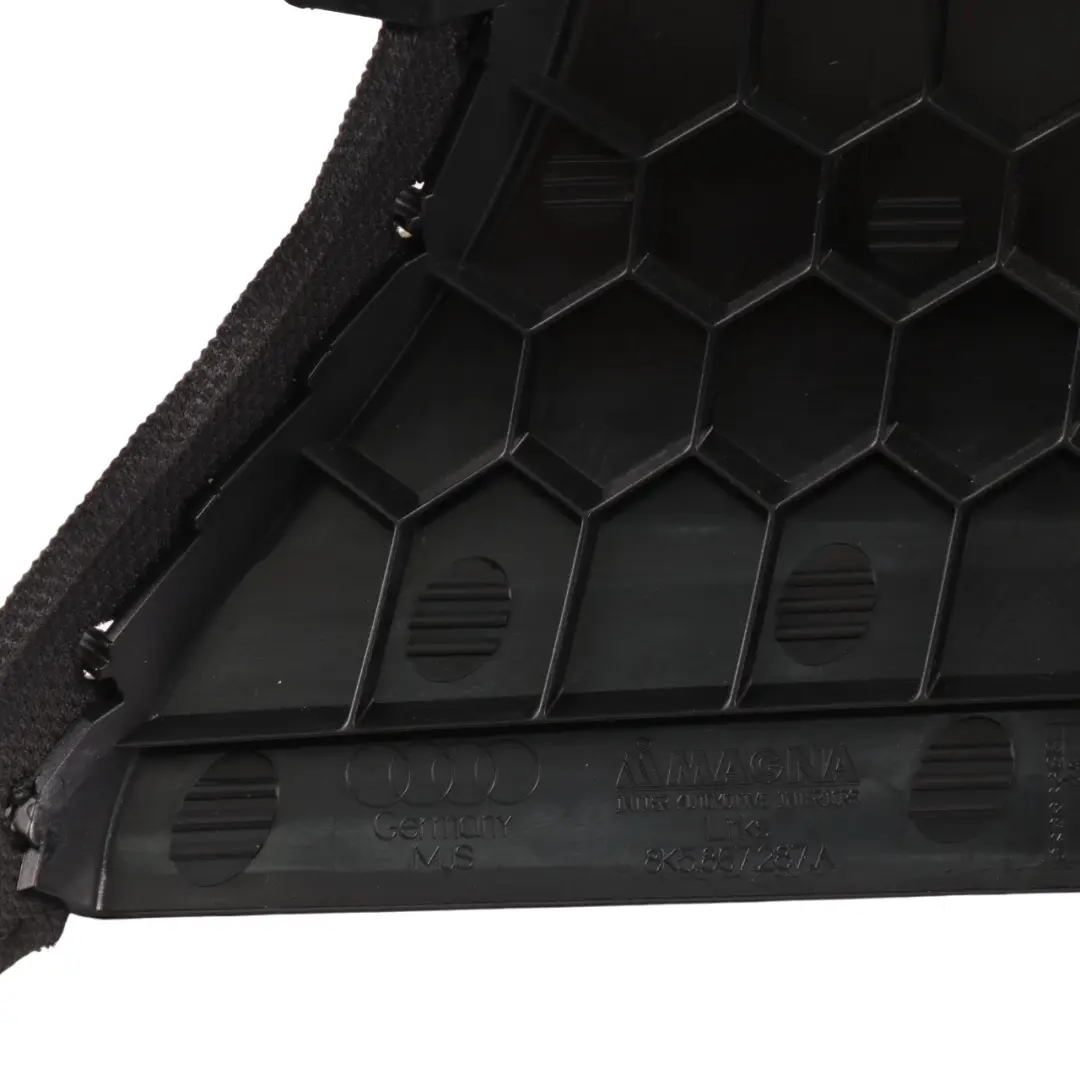 Audi A4 B8 Cache colonne colonne C arrière gauche Noir - SKU 8K5867287A - Numéro de pièce 8K5867287A