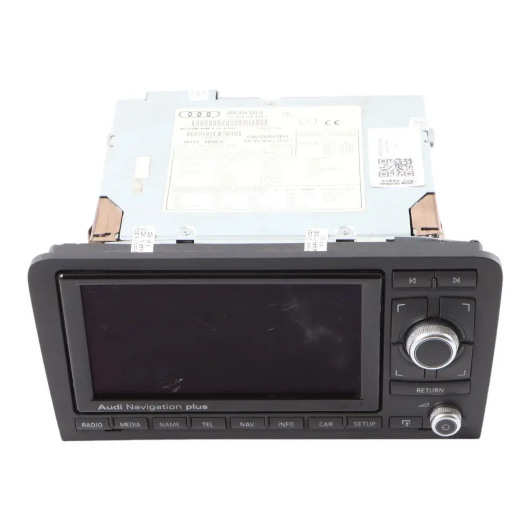 Radio Media GPS Sat Navigation Unit to Audi A3 8P with Part number 8P0035193GX Audi A3 8P Radio Media GPS Sat Navigation Unit - SKU 8P0035193GX - Part number 8P0035193GX