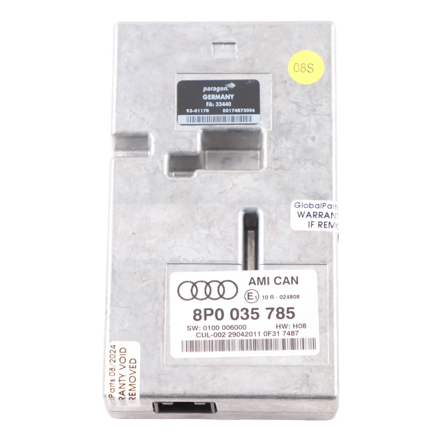 Audi A3 8P MMI Multimedia Interface Unit Módulo Control ECU 8P0035785