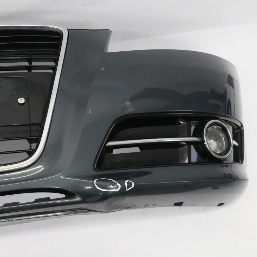 Front Bumper Trim Panel Cover Meteor Grey Metallic - Z7H to Audi A3 8P with Part number 8P0807105F Audi A3 8P Front Bumper Trim Panel Cover Meteor Grey Metallic - Z7H - SKU 8P0807105F-MGR - Part number 8P0807105F