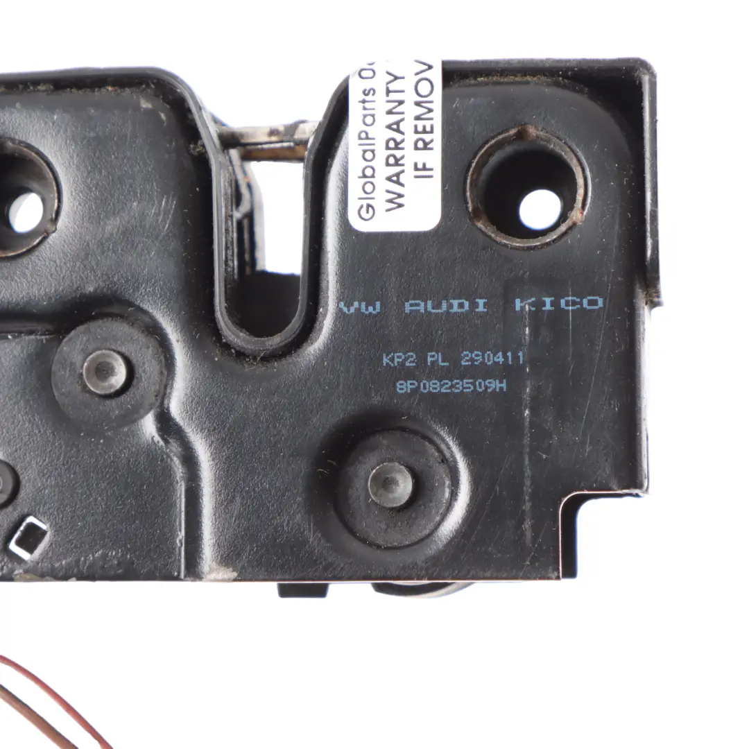 Audi A3 8P Cofano Bonnet Engine Release Catch Latch Lock Front 8P0823509H - SKU 8P0823509H-1 - Numero di parte 8P0823509K