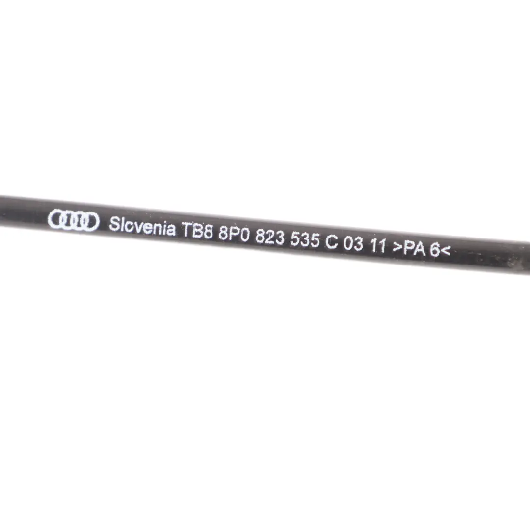 Audi A3 8P Hood Release Engine Bonnet Lock Bowden Cable Wiring - SKU 8P0823535C - Part number 8P0823535C