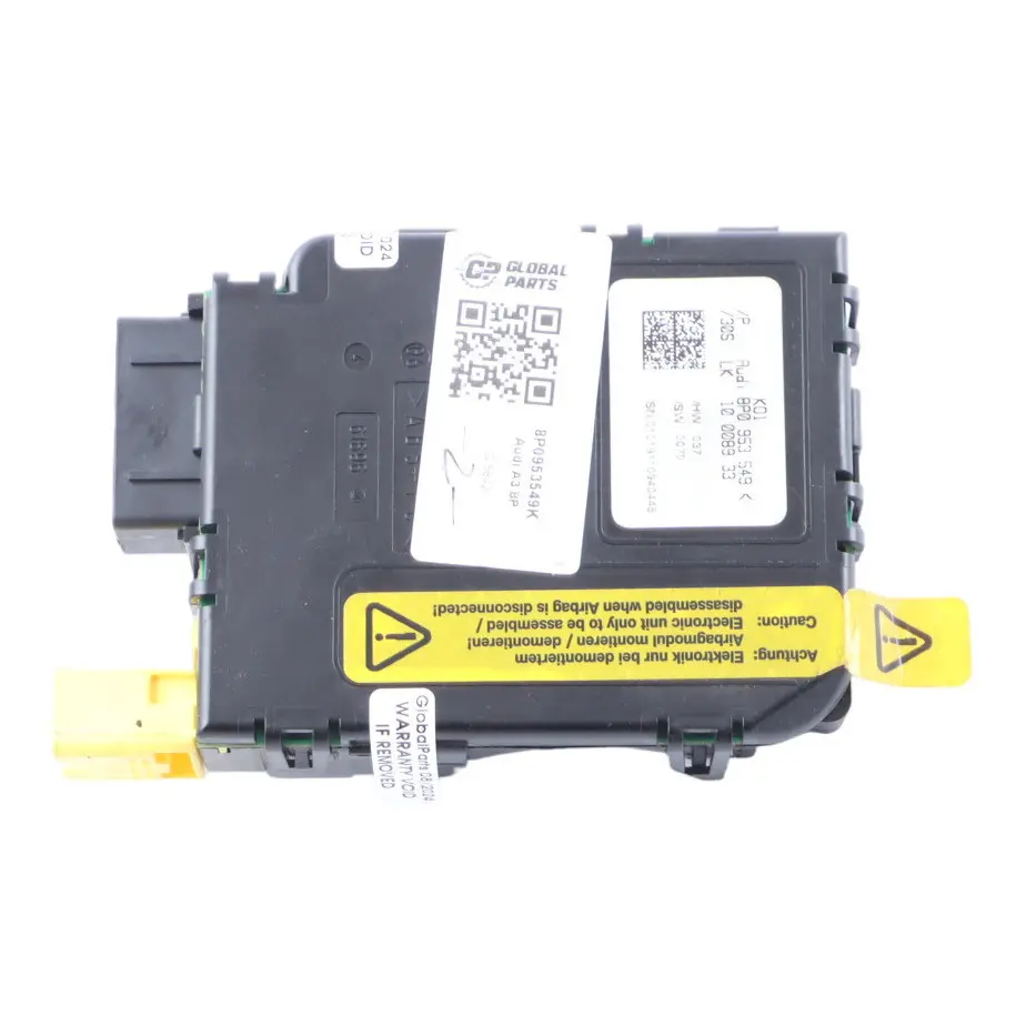 Módulo de Control de la Columna del Volante ECU para Audi A3 8P con número de pieza 8P0953549K Audi A3 8P Módulo de Control de la Columna del Volante ECU - SKU 8P0953549K - Número de pieza 8P0953549K