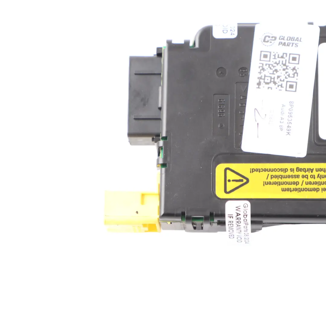Módulo de Control de la Columna del Volante ECU para Audi A3 8P con número de pieza 8P0953549K Audi A3 8P Módulo de Control de la Columna del Volante ECU - SKU 8P0953549K - Número de pieza 8P0953549K