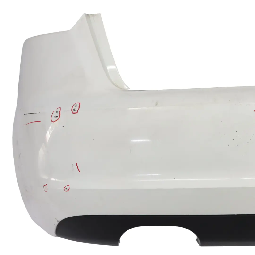 Audi A3 8P Sporback Rear Bumper Trim Panel Covering Ibis White - Y9C - SKU 8P4807303G-IWH - Part number 8P4807303G