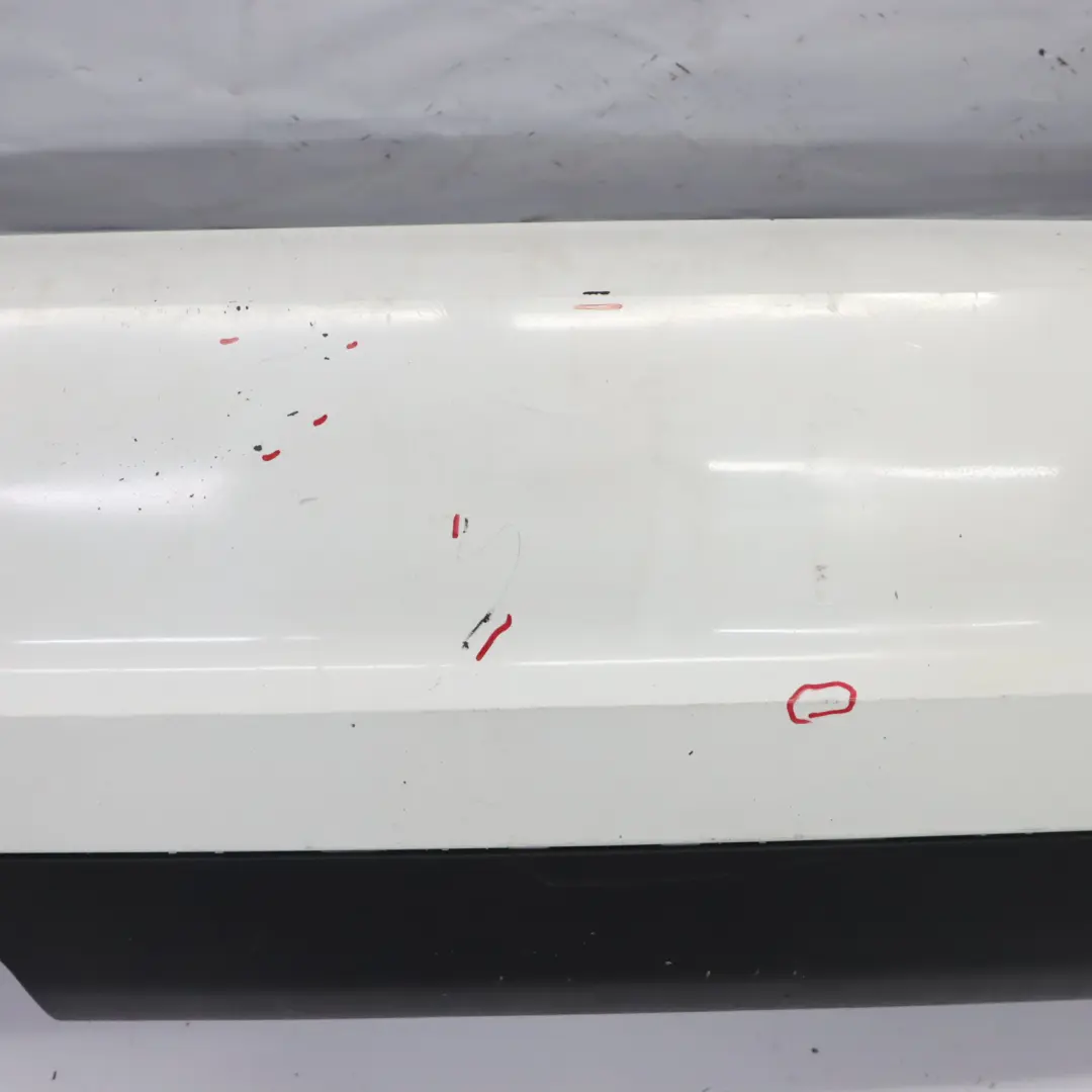 Sporback Rear Bumper Trim Panel Covering Ibis White - Y9C to Audi A3 8P with Part number 8P4807303G Audi A3 8P Sporback Rear Bumper Trim Panel Covering Ibis White - Y9C - SKU 8P4807303G-IWH - Part number 8P4807303G