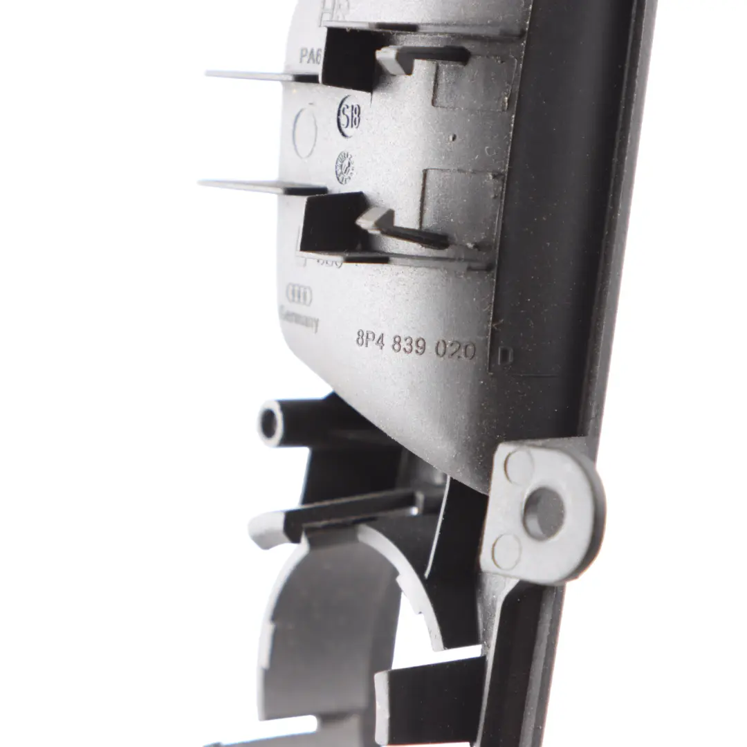 Interior Puerta Trasera Derecha Agarradera Cubierta Cromo 8P4839020D para Audi A6 C6 con número de pieza 8P4839020E Audi A6 C6 Interior Puerta Trasera Derecha Agarradera Cubierta Cromo 8P4839020D - SKU 8P4839020E - Número de pieza 8P4839020E