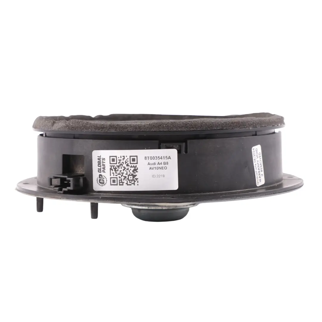 Haut-parleur de Porte Avant Gauche Droite Loudspeaker pour Audi A4 B8 à propos du numéro de pièce 8T0035415A Audi A4 B8 Haut-parleur de Porte Avant Gauche Droite Loudspeaker - SKU 8T0035415A - Numéro de pièce 8T0035415A