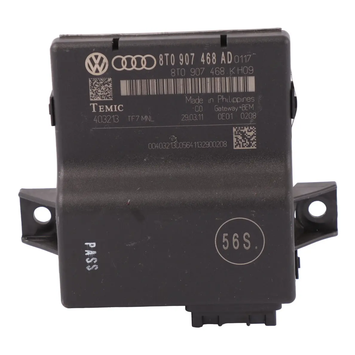 Audi A4 B8 Module l'unité contrôle l'interface passerelle ECU 8T0907468AD