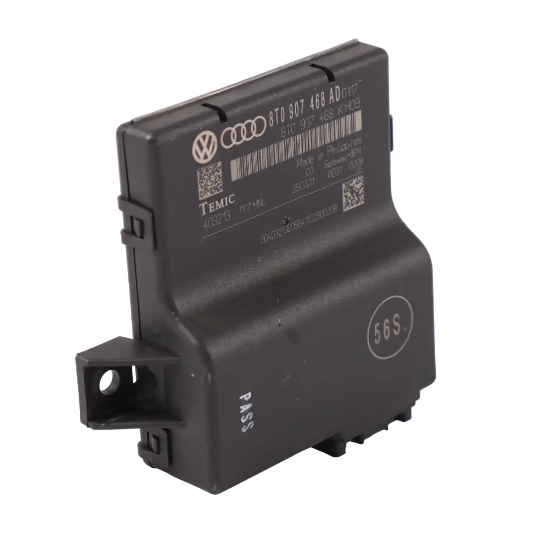 Gateway Interface Control Unit Module ECU to Audi A4 B8 with Part number 8T0907468AD Audi A4 B8 Gateway Interface Control Unit Module ECU - SKU 8T0907468AD - Part number 8T0907468AD