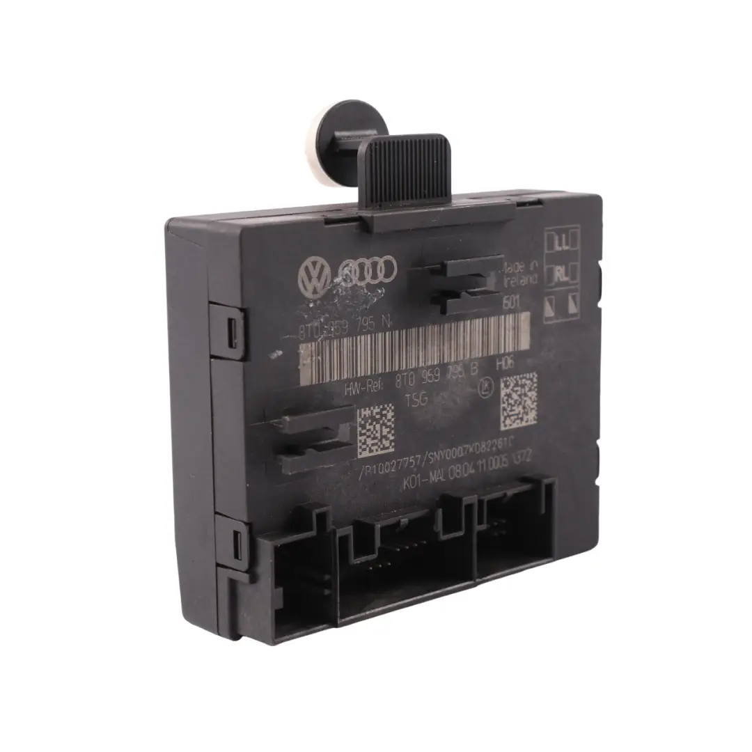 Módulo Control Puerta Trasera Izquierda Derecha 8T0959795B para Audi A4 B8 con número de pieza 8T0959795H Audi A4 B8 Módulo Control Puerta Trasera Izquierda Derecha 8T0959795B - SKU 8T0959795H - Número de pieza 8T0959795H