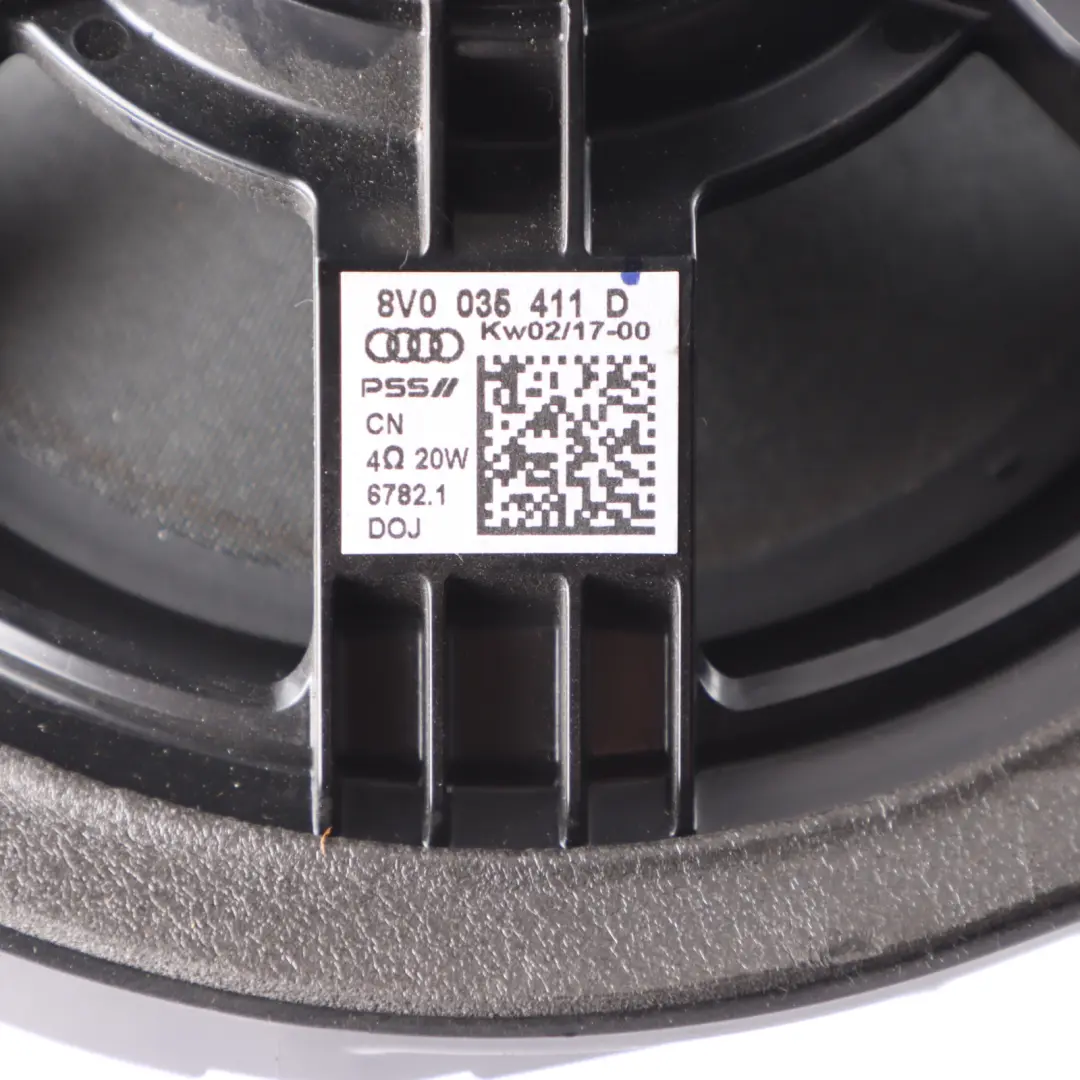 3Dr Lautsprecher Mittel Tieftonbereich Hinten Rechts für Audi A3 S3 8V mit Teilenummer 8V0035411D Audi A3 S3 8V 3Dr Lautsprecher Mittel Tieftonbereich Hinten Rechts - SKU 8V0035411D - Teilenummer 8V0035411D