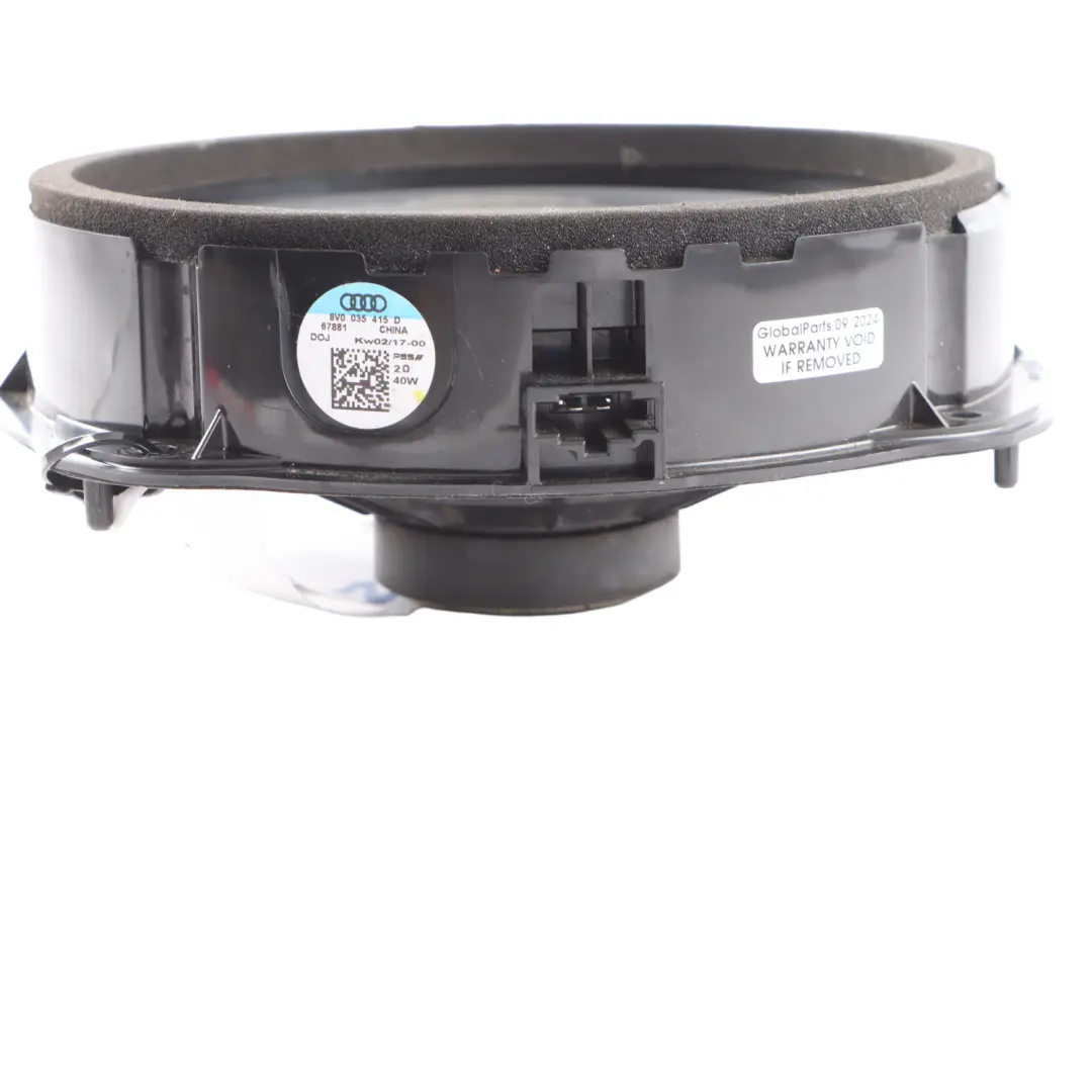  Altavoz de la tarjeta de puerta Audi A3 8V Audio izquierdo derecho - SKU 8V0035415D - Número de pieza 8V0035415D