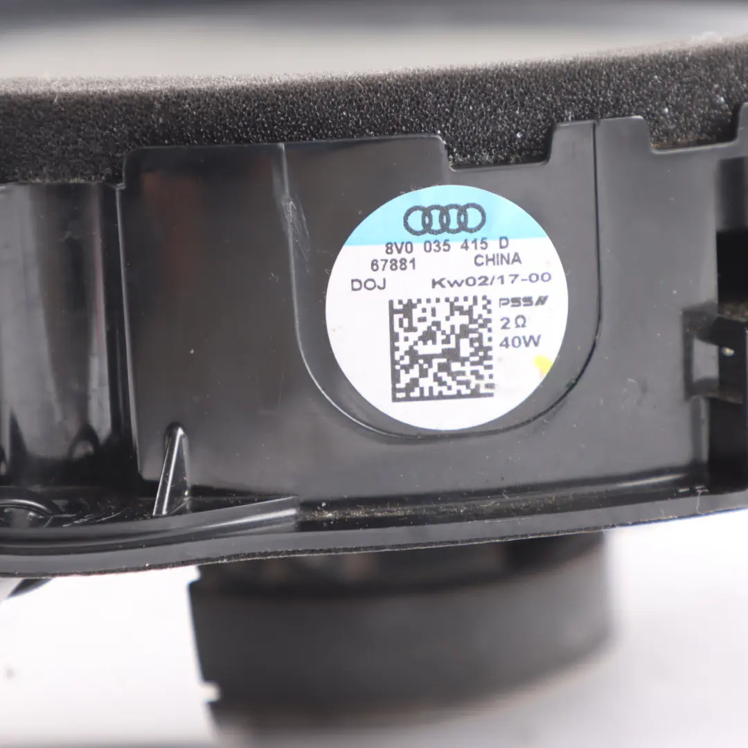 Haut parleur de carte de porte Audi A3 8V Audio Avant Gauche Droite pour à propos du numéro de pièce 8V0035415D Haut parleur de carte de porte Audi A3 8V Audio Avant Gauche Droite - SKU 8V0035415D - Numéro de pièce 8V0035415D