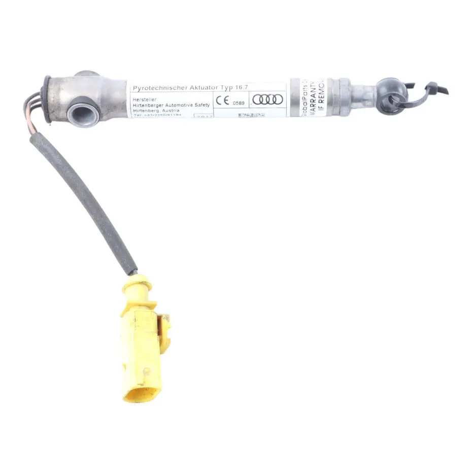 Actuador Bisagra Capó Audi A3 8V Delantero Izquierdo para  con número de pieza 8V0823823F  Actuador Bisagra Capó Audi A3 8V Delantero Izquierdo - SKU 8V0823823F - Número de pieza 8V0823823F