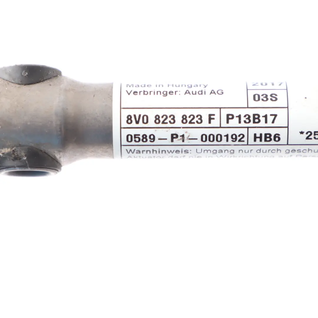 Hood Bonnet Hinge Actuator Front Left Right N/O/S to Audi A3 8V with Part number 8V0823823F Audi A3 8V Hood Bonnet Hinge Actuator Front Left Right N/O/S - SKU 8V0823823F - Part number 8V0823823F