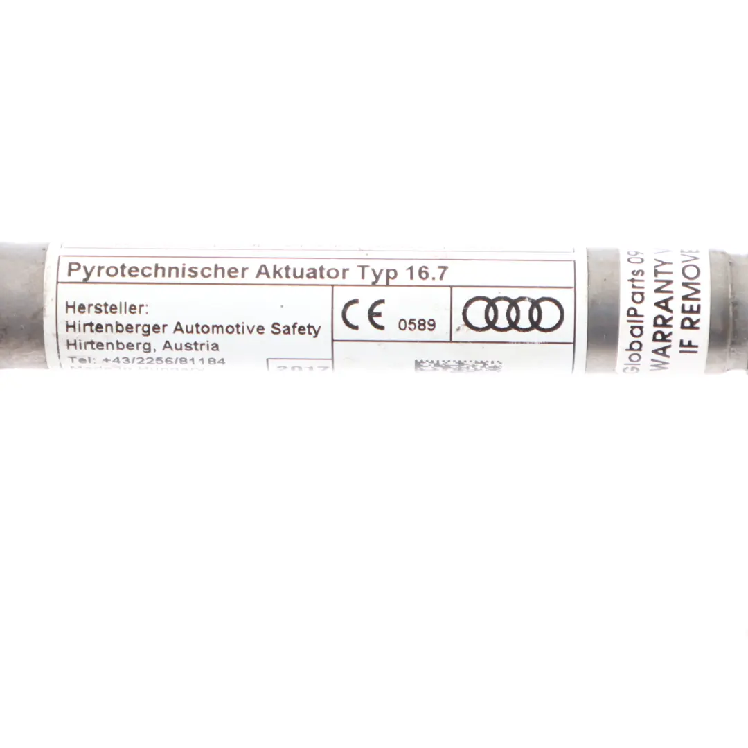 Motorhaube Motorhaubenscharnierbetätiger vorne links für Audi A3 8V mit Teilenummer 8V0823823F Audi A3 8V Motorhaube Motorhaubenscharnierbetätiger vorne links - SKU 8V0823823F - Teilenummer 8V0823823F