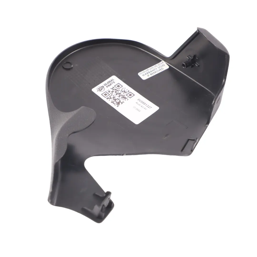 Panneau garniture latérale siège avant gauche Noir Audi A3 8V - SKU 8V0881327 - Numéro de pièce 8V0881327