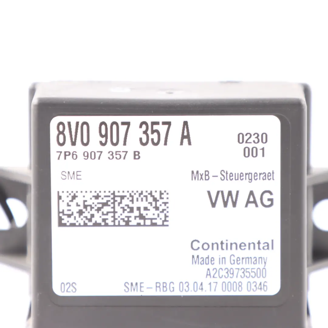 Headlight Range Cornering Adjustment Control Module to Audi A3 8V with Part number 8V0907357A Audi A3 8V Headlight Range Cornering Adjustment Control Module - SKU 8V0907357A - Part number 8V0907357A