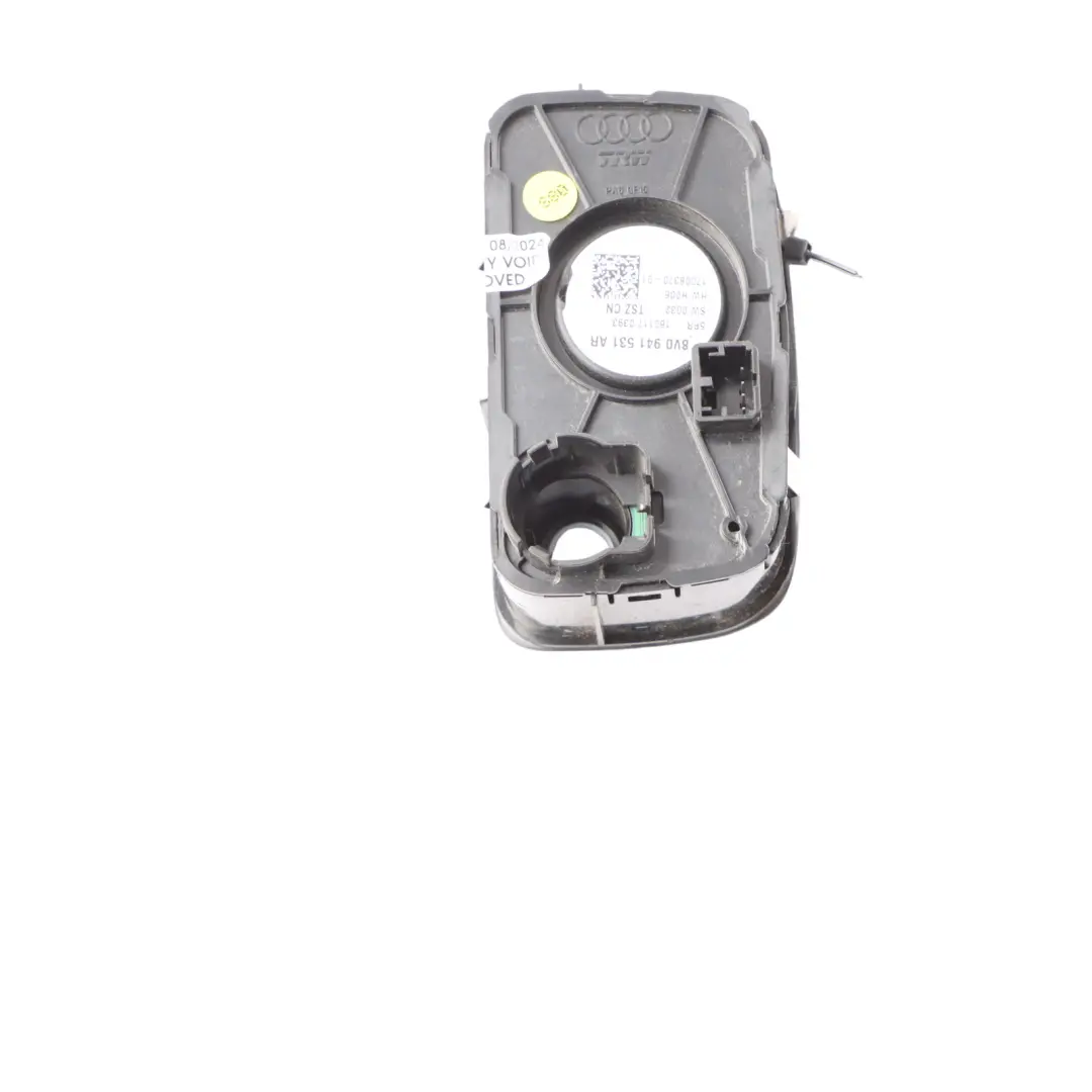 Audi A3 S3 8V Przełącznik Świateł Panel Sterowania Czarny - SKU 8V0941531AR - Numer Części 8V0941531AR