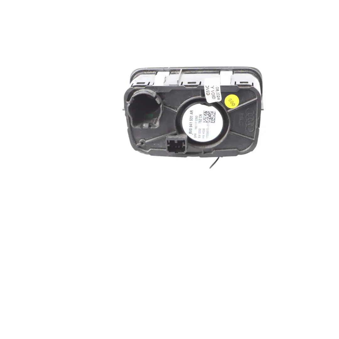 Audi A3 S3 8V Interruptor Luces Tablero Panel Control Faros Negro - SKU 8V0941531AR - Número de pieza 8V0941531AR