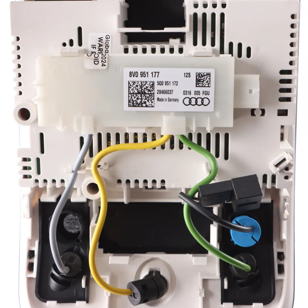 Audi A3 S3 8V Lampada Da Lettura Anteriore Nera Tetto Interno - SKU 8V0947135J - Numero di parte 8V0947135J