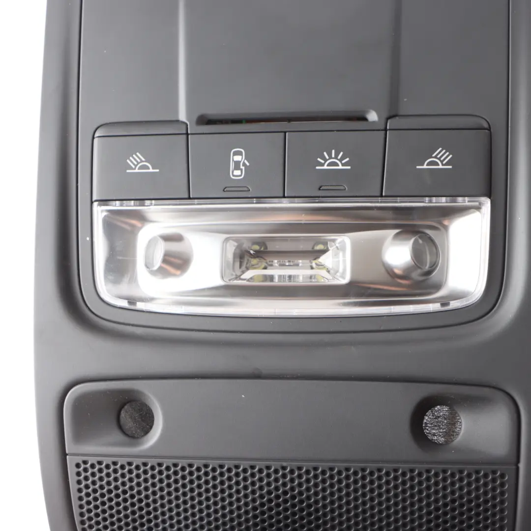 Audi A3 S3 8V Interior Roof Light Panel Black Front Reading Lamp - SKU 8V0947135J - Part number 8V0947135J