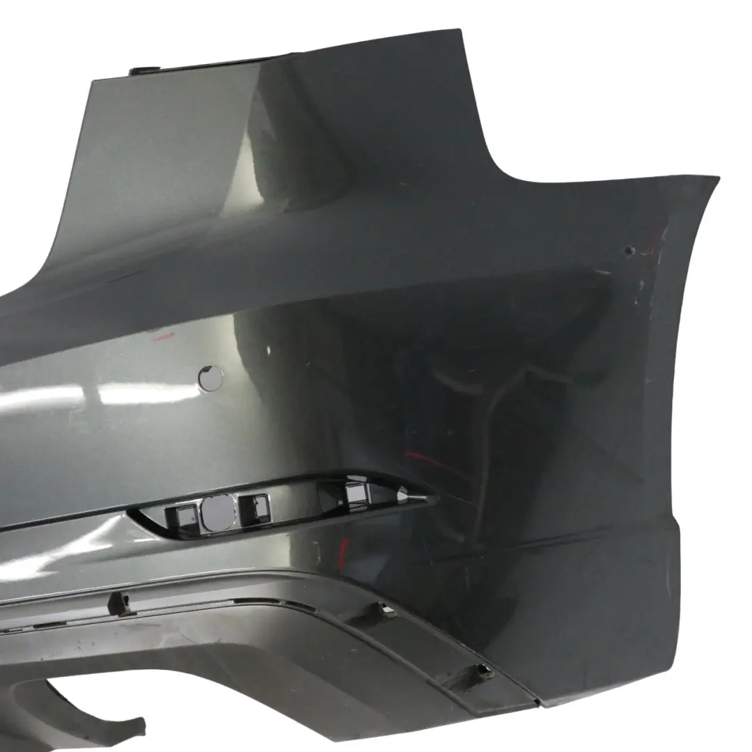 Bumper Trim Panel Covering Daytona Grey Pearl Effect - Z7S to Audi A3 8V Rear with Part number 8V3807067K Audi A3 8V Rear Bumper Trim Panel Covering Daytona Grey Pearl Effect - Z7S - SKU 8V3807067K-DGR - Part number 8V3807067K