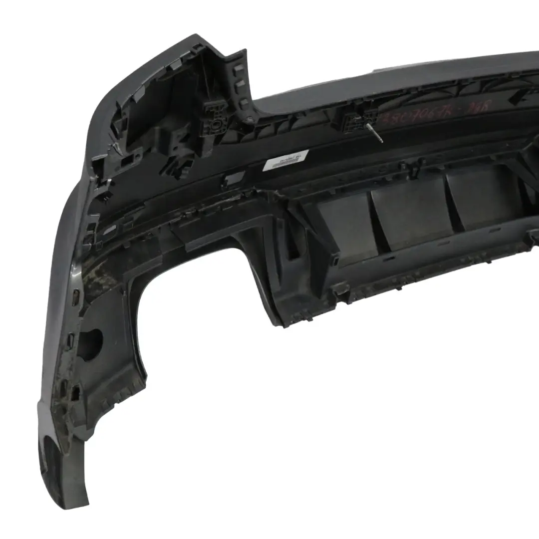 Bumper Trim Panel Covering Daytona Grey Pearl Effect - Z7S to Audi A3 8V Rear with Part number 8V3807067K Audi A3 8V Rear Bumper Trim Panel Covering Daytona Grey Pearl Effect - Z7S - SKU 8V3807067K-DGR - Part number 8V3807067K