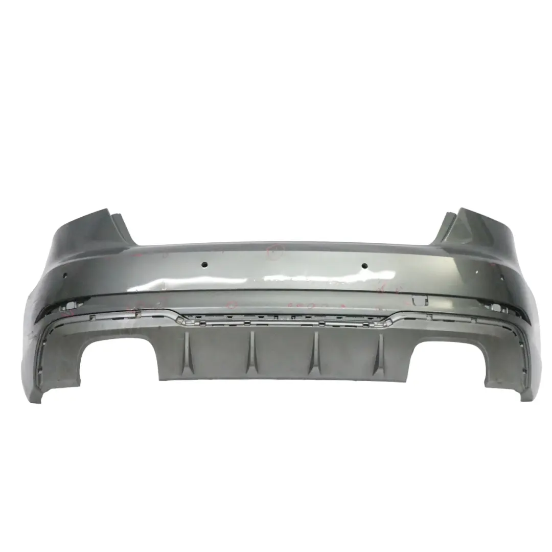 Audi A3 8V Rear Bumper Trim Panel Covering Daytona Grey Pearl Effect - Z7S - SKU 8V3807067K-DGR - Part number 8V3807067K