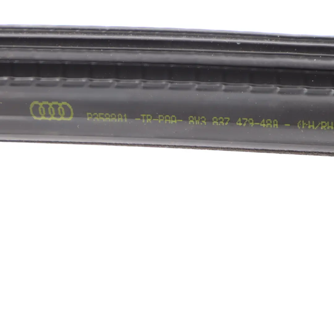 Door Window Seal Inner Strip Front Door Left N/S to Audi A3 S3 8V 3 with Part number 8V3837479 Audi A3 S3 8V 3 Door Window Seal Inner Strip Front Door Left N/S - SKU 8V3837479 - Part number 8V3837479