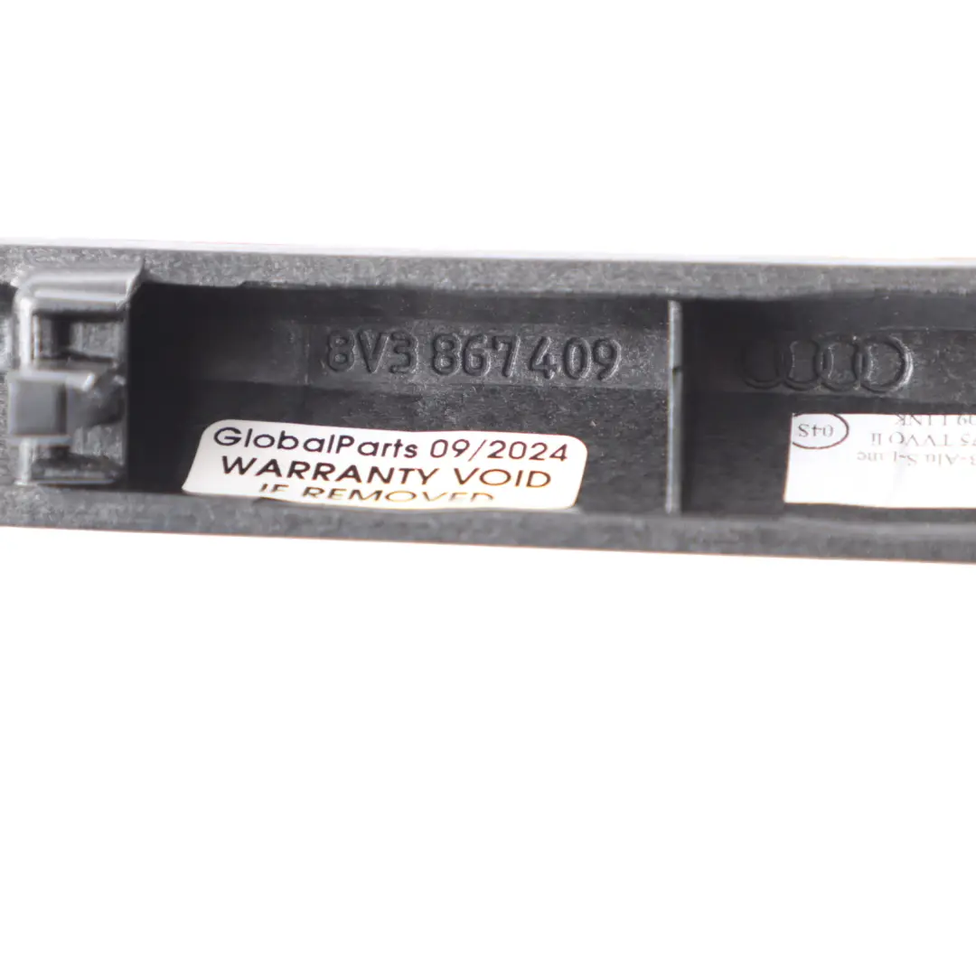 Interior Door Trim Cover Panel Moulding Front Left N/S 8V3867409 to Audi A3 8V with Part number 8V3867409-1 Audi A3 8V Interior Door Trim Cover Panel Moulding Front Left N/S 8V3867409 - SKU 8V3867409-1 - Part number 8V3867409-1