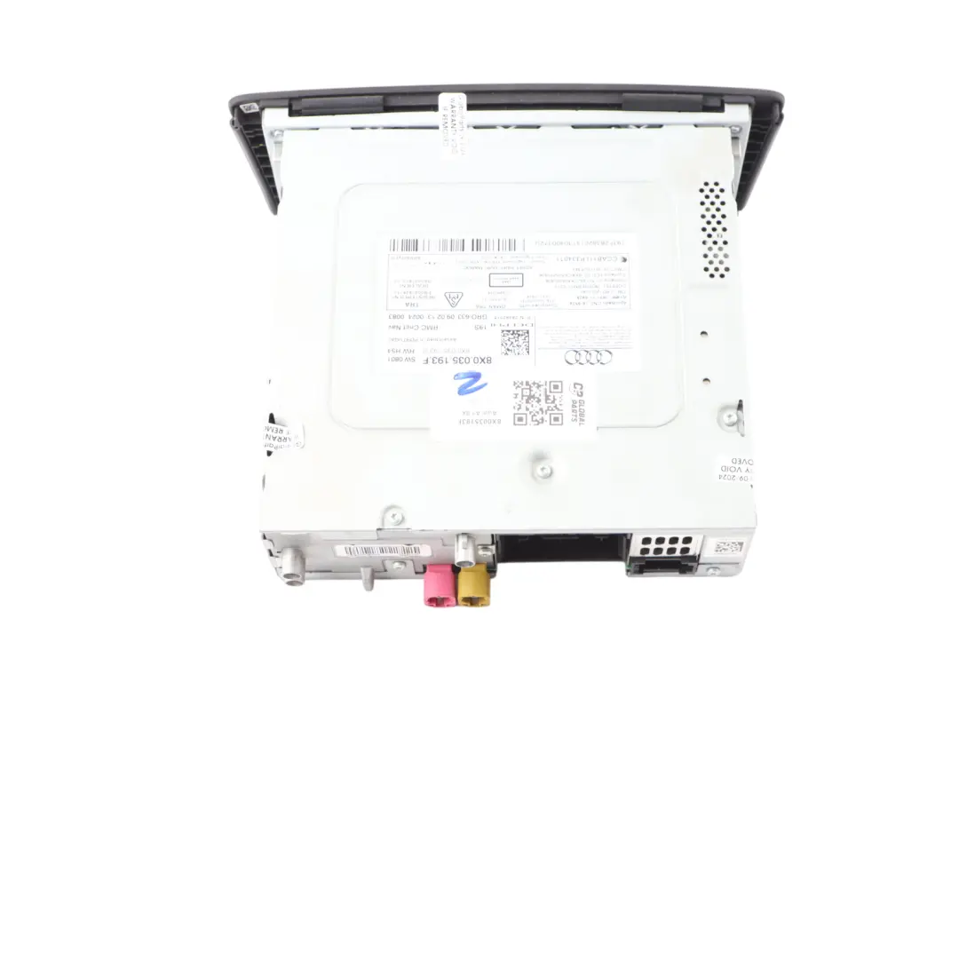 Sat Navi Stereo Radio Audio MMI Head Unit CD Player Unit to Audi A1 8X with Part number 8X0035193F Audi A1 8X Sat Navi Stereo Radio Audio MMI Head Unit CD Player Unit - SKU 8X0035193F - Part number 8X0035193F