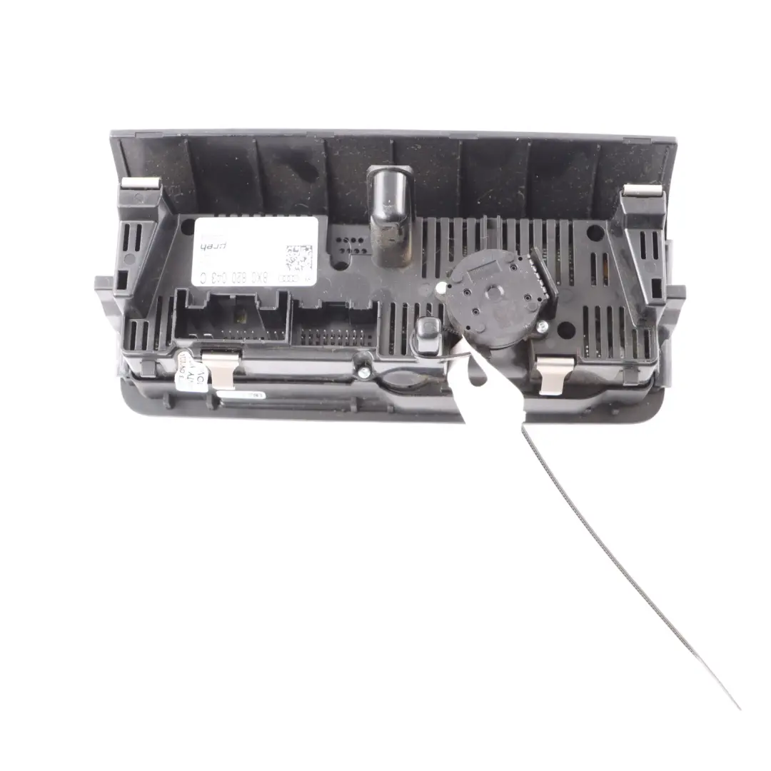 Audi A1 8X Air Conditioning Control Panel Climate Control A/C Switch - SKU 8X0820043C - Part number 8X0820043C