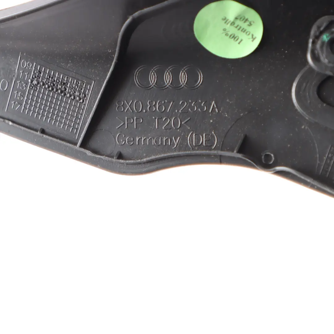 Plastik Osłona Słupka A Lewy Przód do Audi A1 8X o numerze 8X0867233A Audi A1 8X Plastik Osłona Słupka A Lewy Przód - SKU 8X0867233A - Numer Części 8X0867233A