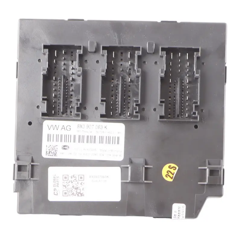 Body Control Module Unit ECU to Audi A1 8X with Part number 8X0907063K Audi A1 8X Body Control Module Unit ECU - SKU 8X0907063K - Part number 8X0907063K
