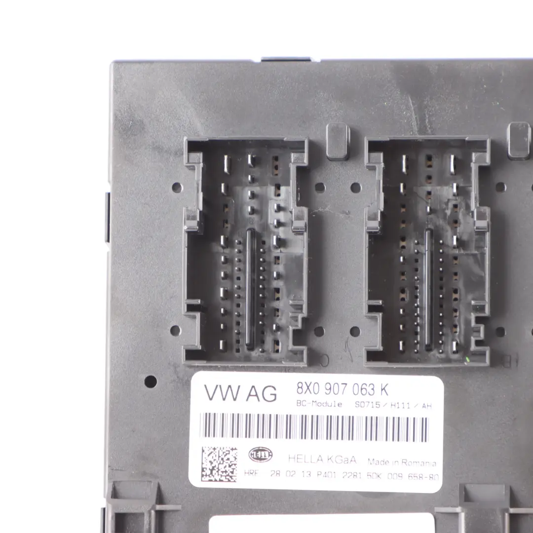 Audi A1 8X Module de contrôle de la carrosserie ECU - SKU 8X0907063K - Numéro de pièce 8X0907063K