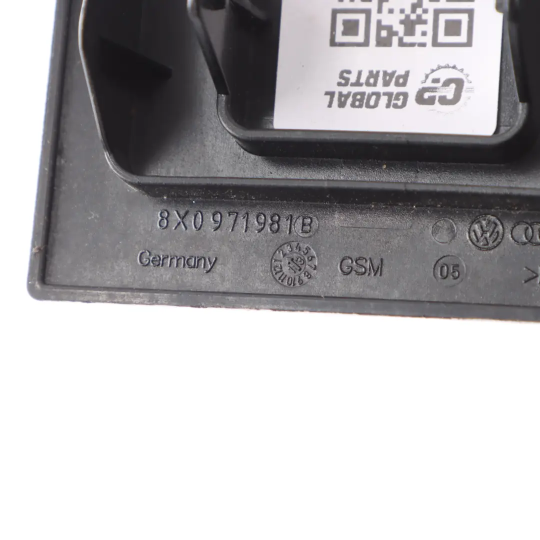 Audi A1 8X Seat Wiring Connector Cover Trim Front - SKU 8X0971981B - Part number 8X0971981B