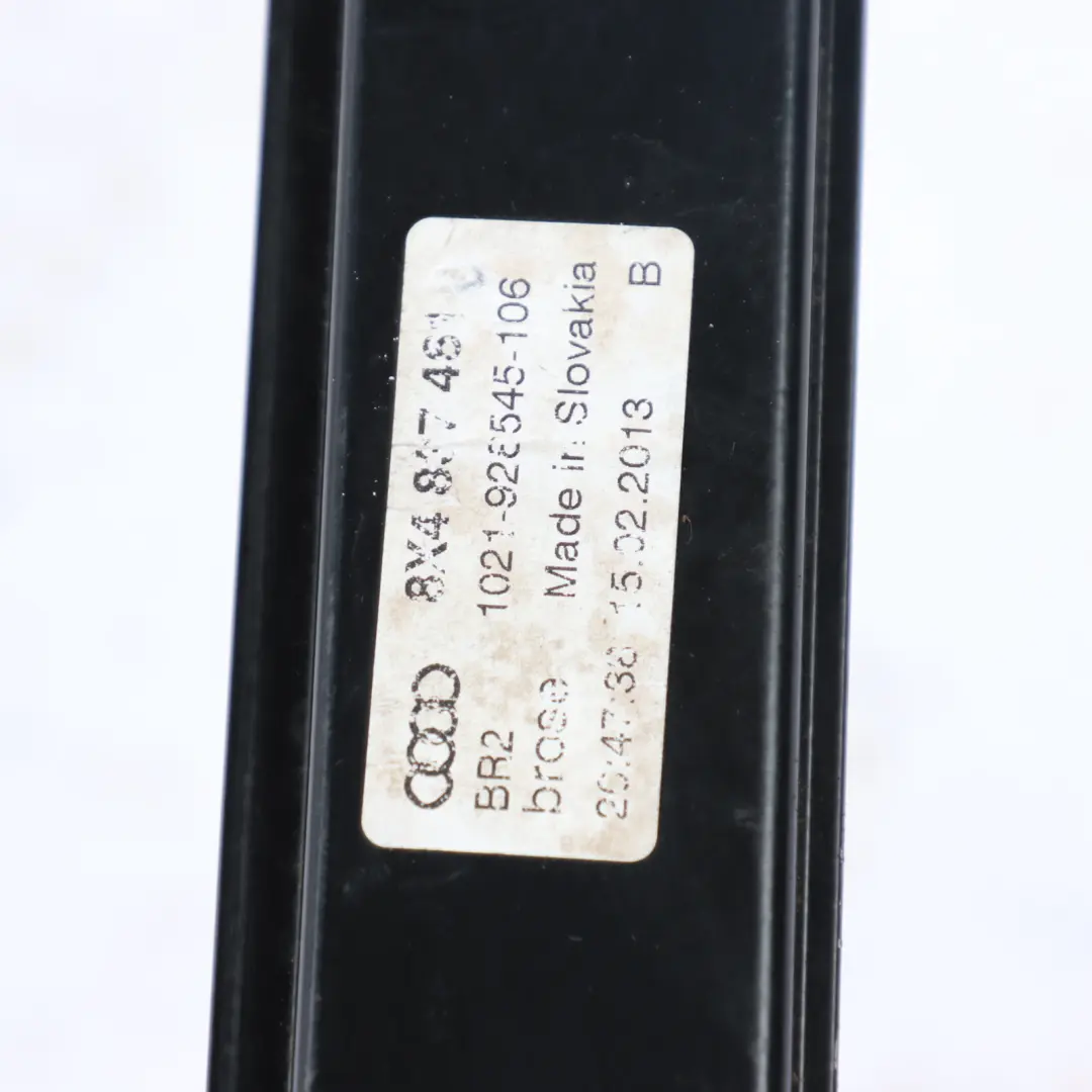 Audi A1 8X Door Window Lifter Regulator Front Left N/S - SKU 8X4837461 - Part number 8X4837461