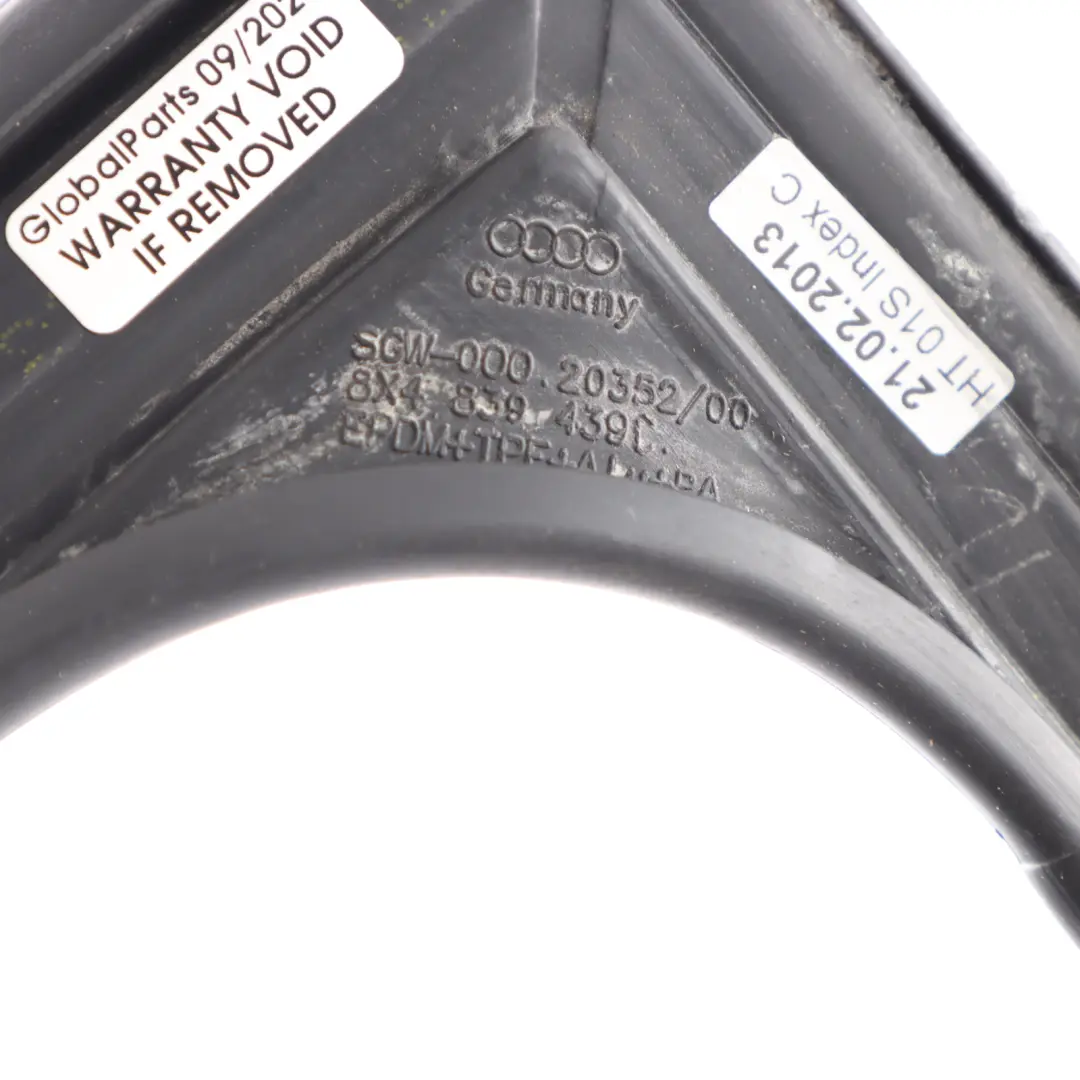 Guide vitre Sportback Porte arrière gauche Joint Cadre pour Audi A1 8X à propos du numéro de pièce 8X4839439C Audi A1 8X Guide vitre Sportback Porte arrière gauche Joint Cadre - SKU 8X4839439C - Numéro de pièce 8X4839439C