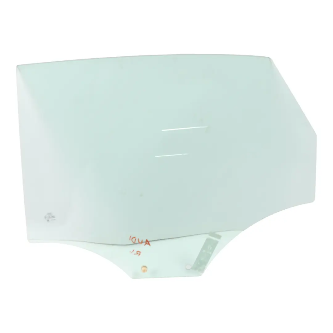 Audi A1 8X Window Glass Door Rear Left N/S Side AS2 Green - SKU 8X4845205 - Part number 8X4845205