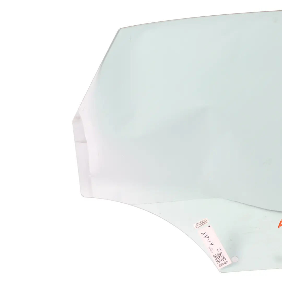 Vetro Porta Posteriore Sinistra Lato AS2 Verde per Audi A1 8X con numero di parte 8X4845205 Audi A1 8X Vetro Porta Posteriore Sinistra Lato AS2 Verde - SKU 8X4845205 - Numero di parte 8X4845205