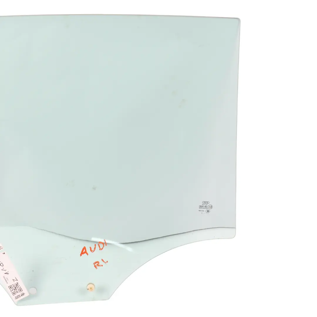 Audi A1 8X Window Glass Door Rear Left N/S Side AS2 Green - SKU 8X4845205 - Part number 8X4845205